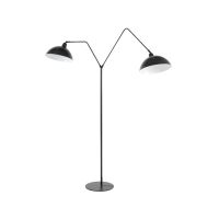 Orion vloerlamp 2L - mat zwart