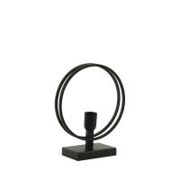 Rudra tafellamp 25x10x30 cm - mat zwart