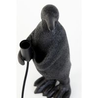 Penguin tafellamp E14 16x13x34 cm - mat zwart