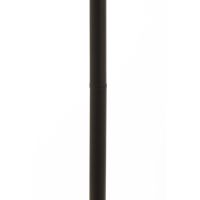 Julia vloerlamp - glas smoke zwart