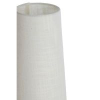 Howie tafellamp Ø15x42 cm hout print - donkerbruin+crème