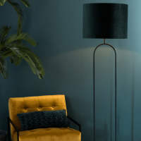 Jamiri vloerlamp 142cm zwart van het woonmerk Light&Living