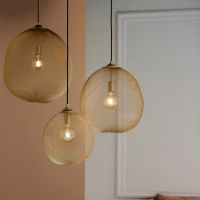 Moroc hanglamp Ø50x58 cm metaal goud van het woonmerk Light & Living