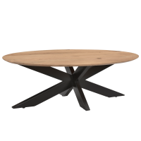 Oslo salontafel ovaal 130 cm van het woonmerk Livingfurn