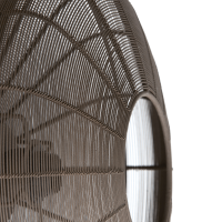 Bahoto plafondlamp Ø40 cm - mat donkerbruin