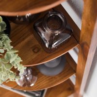 Angelina wandrek hoek acaciahout naturel van het woonmerk Fraaai