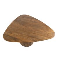 Fraaai Sedona eettafel driehoekig 150cm - massief mango zand