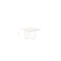 Clayton salontafel 60 cm - beige