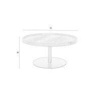 Lars sidetable Oak L