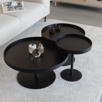 Puur Lars sidetable zwart L