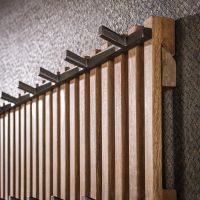 Fraaai Rosa kapstok 13 haken - mangohout