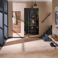 Odila kapstok 14 haken mangohout zandkleur van het woonmerk Fraaai