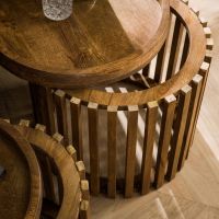 Odila bijzettafel mangohout | set van 2 van het woonmerk Fraaai