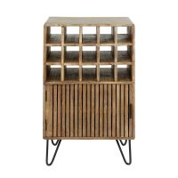 Odila wijnkast mangohout van het woonmerk Fraaai