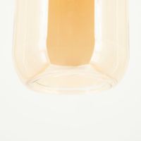 Shona cluster hanglamp rechthoek - amberkleurig