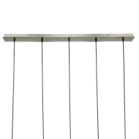 Shona cluster hanglamp rechthoek - amberkleurig