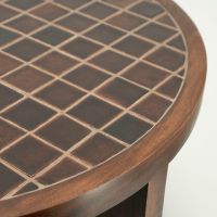 TiledUp salontafel hout/keramiek - donkerbruin