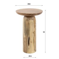 Brice bijzettafel XL - massief acacia naturel