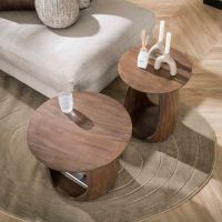 Buster bijzettafel S - massief acacia glaze bruin