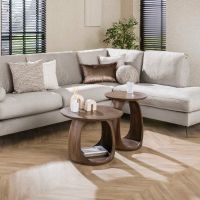 Buster bijzettafel M - massief acacia glaze bruin