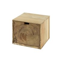 Jake nachtkastje zwevend 1 lade - massief acacia naturel