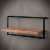 Woody Metaal Wandplank - Bundel Set van Drie 100x65 cm van het woonmerk Fraaai