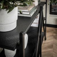 Kingsley stellingkast 130 cm 3 laags - grijs