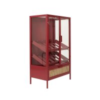 Mori wijnkast rood