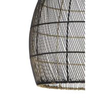 Meya hanglamp Ø23x31 cm - zwart-goud