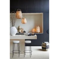 Jacinto hanglamp ø32x44 cm - naturel