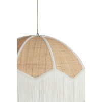 Light & Living Malacia hanglamp Ø50x38 cm - raffia naturel+crème - OUTLET B