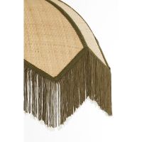 Sulina hanglamp ø35x28 cm raffia - naturel+groen