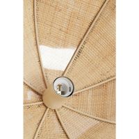 Sulina hanglamp ø45x32,5 cm raffia - naturel+groen