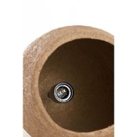 Divala hanglamp ø26x56 cm - antiek donker terra