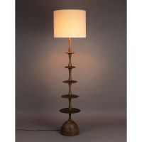 Cath vloerlamp - walnoot
