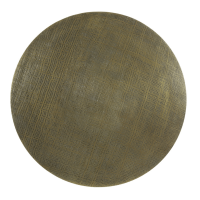 Rickerd bijzettafel Ø61 cm geel agaat/antiek brons van het woonmerk Light & Living