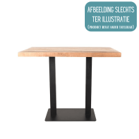 Label51 Restaurant/Bartafel 120x70x92 cm - straight edge - espresso