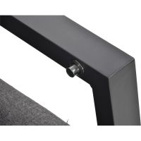 Ohio hoekbank - antraciet