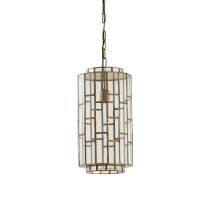 Søstrene hanglamp Ø24x45 cm - antiek brons+glas