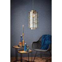 Søstrene hanglamp Ø24x45 cm - antiek brons+glas