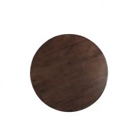 Livingfurn Jesper ronde eettafel - Ø130 cm - hout - bruin