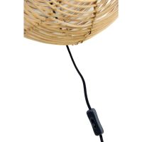 Milan wandlamp ø40x15 cm rotan - naturel