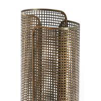 Maci wandlamp 20x16x45 cm - antiek brons/mat zwart