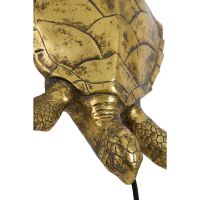 Turtle wandlamp 35x26x20 cm - brons