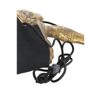Turtle wandlamp 35x26x20 cm - brons
