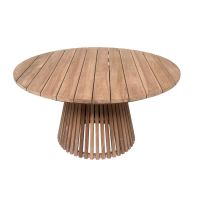 Cindo ronde tuintafel 150 cm - naturel