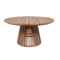 Cindo ronde tuintafel 120 cm - naturel