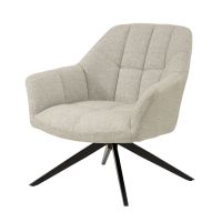 Livingfurn Tom draaifauteuil - zand