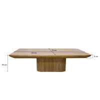 Livingfurn Lausanne salontafel 120 cm - bruin