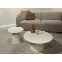 Livingfurn Patrice bijzettafel ø80 cm - crème